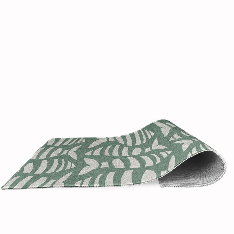 Tapis sauge à tissage plat Loreto, Rectangle 8 pi x 10 pi