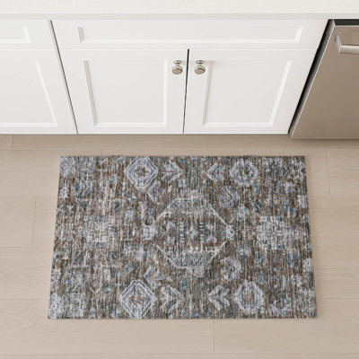 Machine Washable Indoor/Outdoor Chantille ACN2356 Traditional Rug