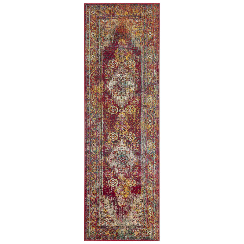 Gibson Oriental Hand Woven Area Rug, Runner 66 x 213 cm