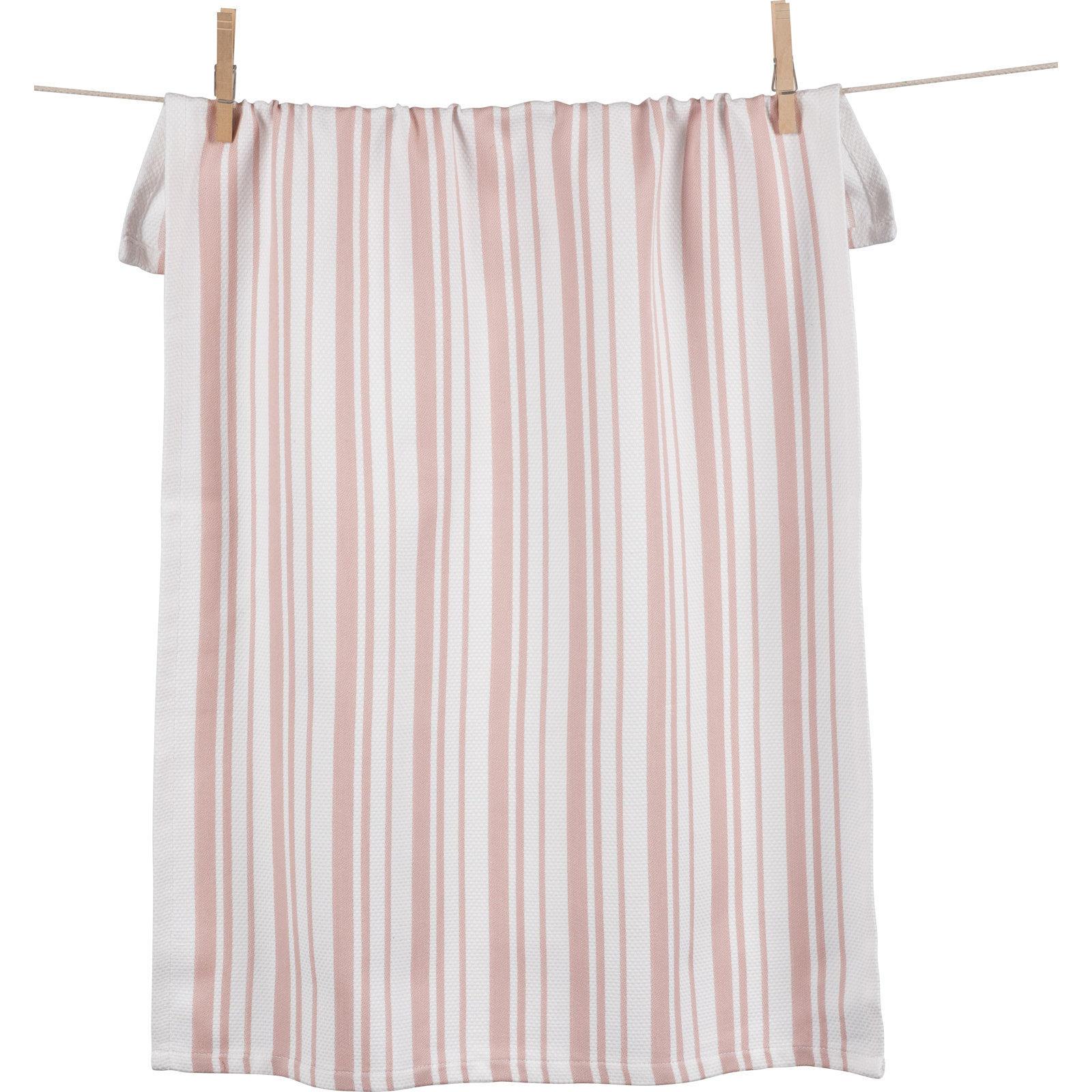 Geometric Kitchen Linen Set, Blush