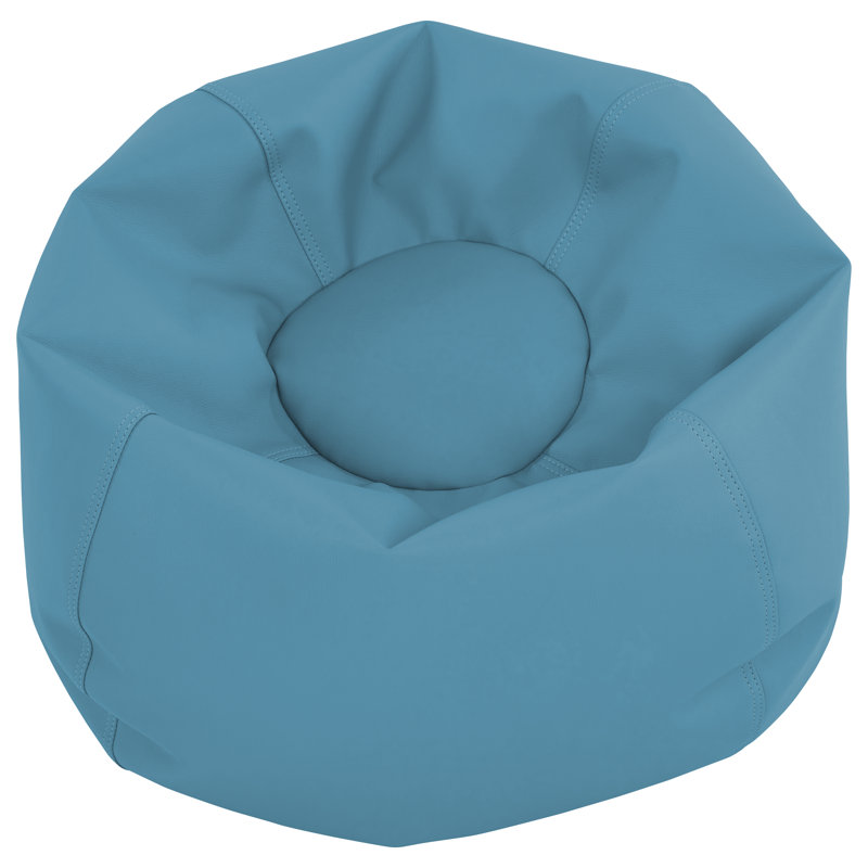 SoftScape Classic Bean Bag, 19" H x 26" W x 26" D, Teal