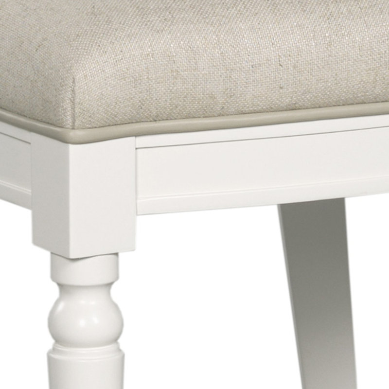 Hampton Linen Armchair, White Dove