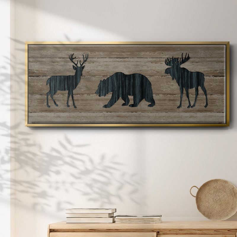Woodland, toile à trois cadres, H 8 po x l 20 po