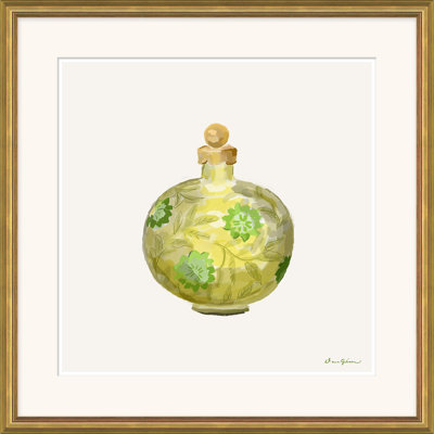 Cosmos Chartreuse Print by Dana Gibson