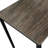 Rary Computer Writing Desk, 63 Inch, Black Metal Frame, Brown Wood Top-109660903-109660907