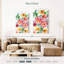 Harnek - pivoines jaunes et roses-108601965