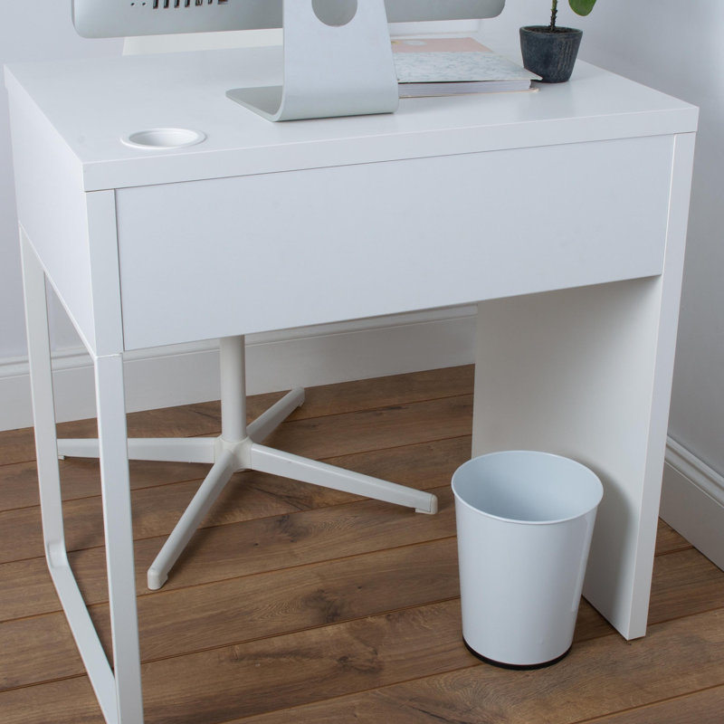 Corbeille pour déchets 1,32, Blanc