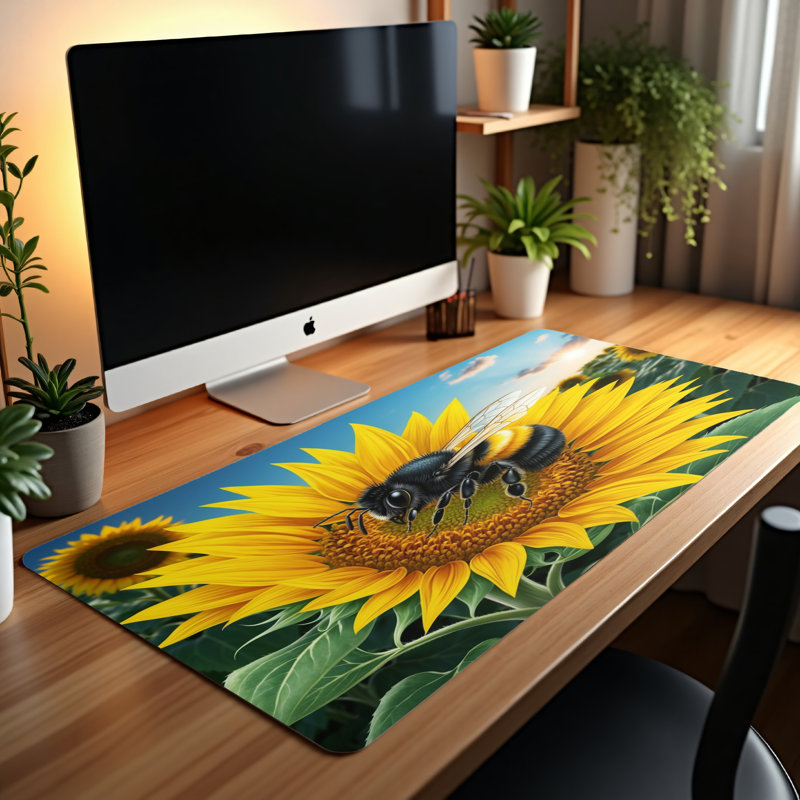 Polyester Desk Pad, 23.6x13.8
