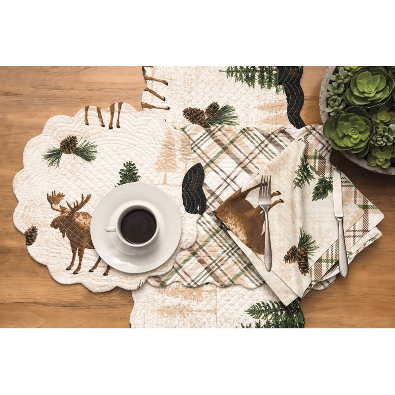 Aleister 100% Cotton Animals/Nature Square Napkin