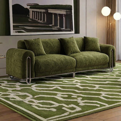French Bauhaus style metal tripod sofa