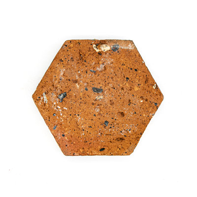 Hexagone antique terre cuite 6 x 7