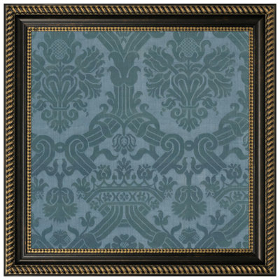 Cadre photo 12 x 12 style Napoléon noir 21178-902, moulure en panneau de fibres à densité moyenne de 2 pouces, verre et support inclus, cadre d'affichage mural pour art, affiches ou photos, cadre États-Unis