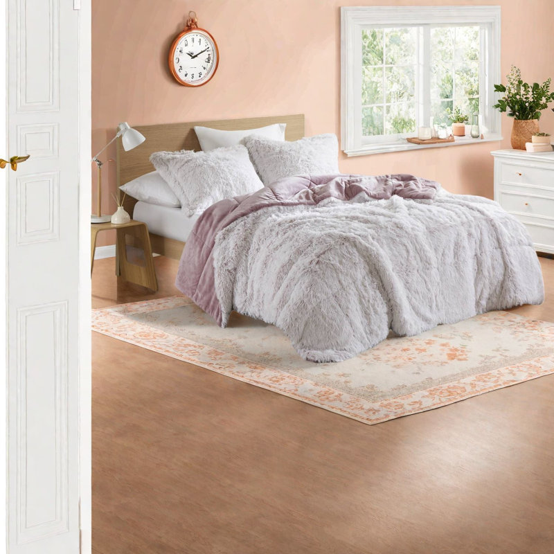 Ensembles de literie pour grand lit ultra doux en fausse fourrure, chambre à coucher moderne et confortable