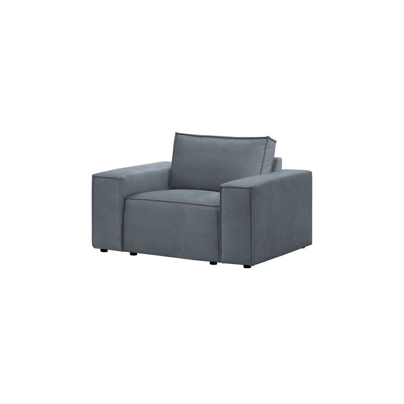 Upholstered Armchair, Grey
