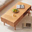 Table basse en bois massif en chêne nord-américain au design élégant et durable, parfaite pour le salon-1112779644