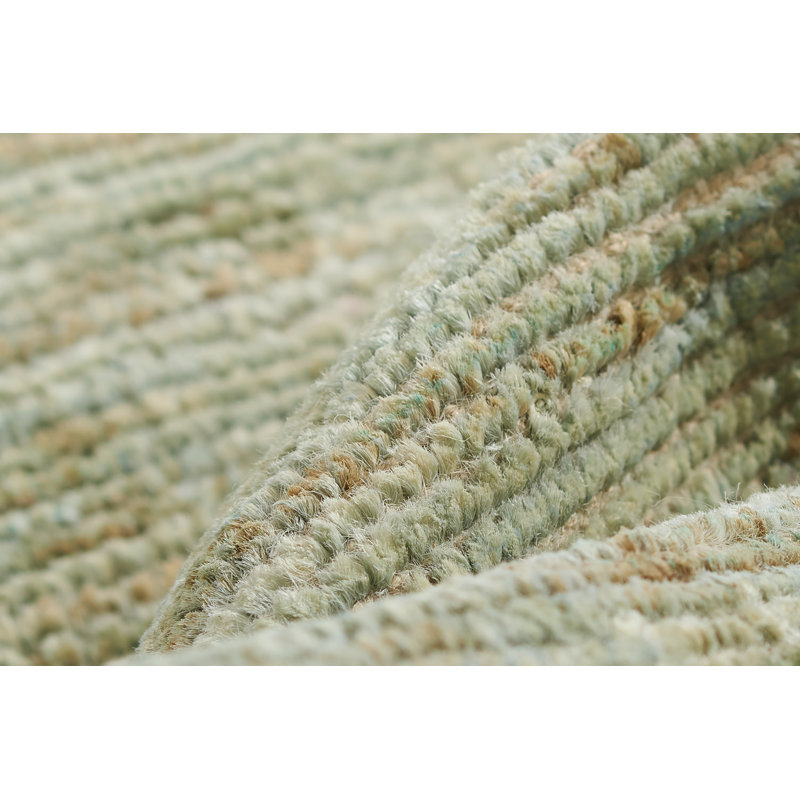 Sarina Abstract Area Rug in Green, Rectangle 3'6" x 5'6"