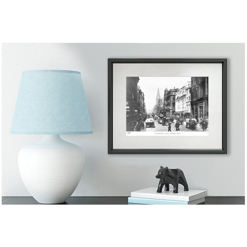 Liverpool, Dale Street 1887 by Francis Frith - Single Picture Frame Print, 28cm H x 36cm W x 2.3cm D