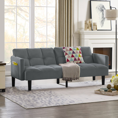 Futon Couch, Convertible Folding Sofa Bed