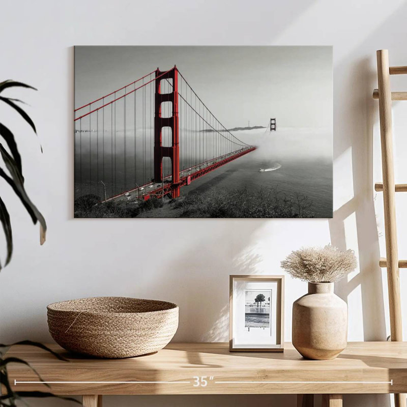 Golden Gate Foggy, H 16 po x l 24 po