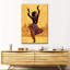 Danse classique indienne sur toile-210272650