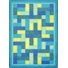 Bleu/Vert/Jaune/Bleu Sarcelle