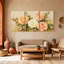 «Rose Roses», ensemble de 3 impressions sur toile-1628677953