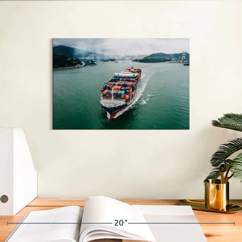 Mehar Cargo Ship Transport, 8" H x 12" W