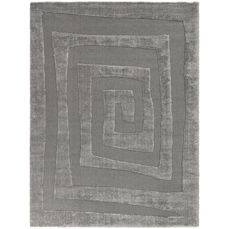 Tapis gris Draco