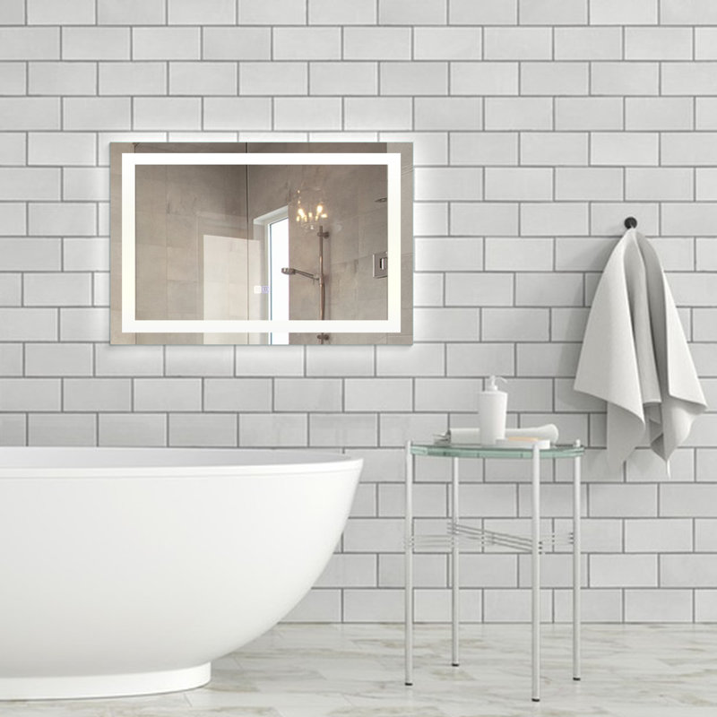 Miroir de salle de bain Cloyde, 35,83 po x 24,02 po