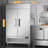 Coolski 54.4 Inch Commercial Freezer, Reach-in Freezer Upright with 2 Doors, 49 cu.ft. Capacity Fan Cooling Stainless Steel