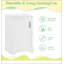 Meuble-lavabo de 20 po avec lavabo, armoire de salle de bain avec porte à fermeture douce, support de rangement et tablette réglable, blanc-418667513