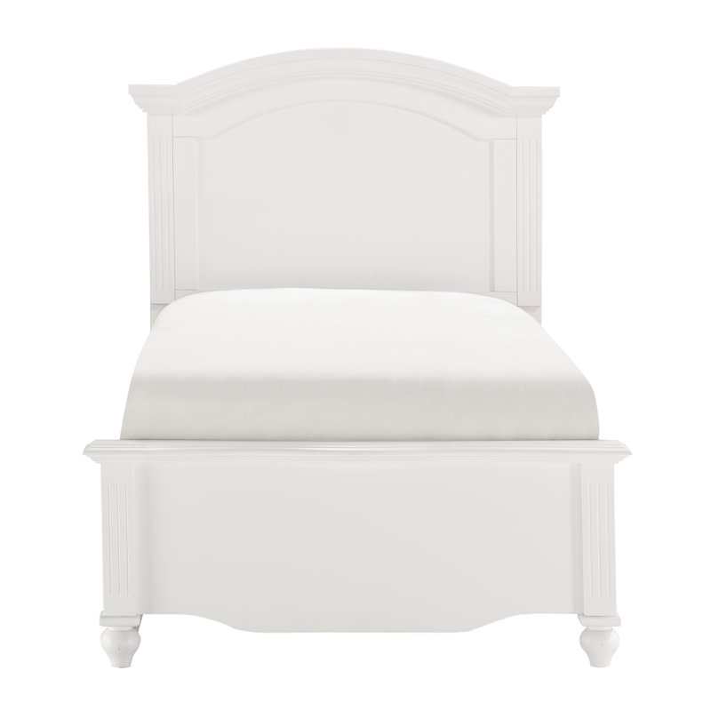 Lit simple Reynolds, Twin, Blanc