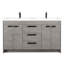 Ensemble de meuble-lavabo double mural 75 po Kiskimere