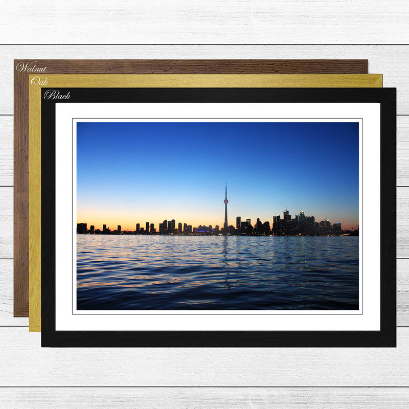 Single Picture Frame Print, Black
