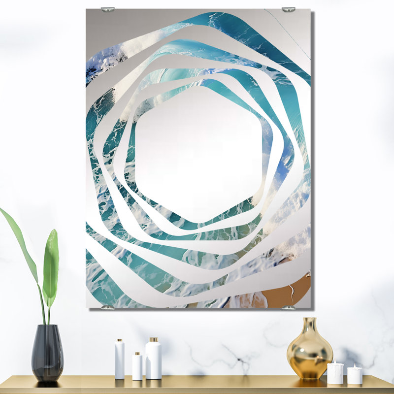 Erdmann - Miroir mural plage et océan MIR139354, 40 po x 30 po