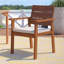 Chaise de patio avec coussin Brighton