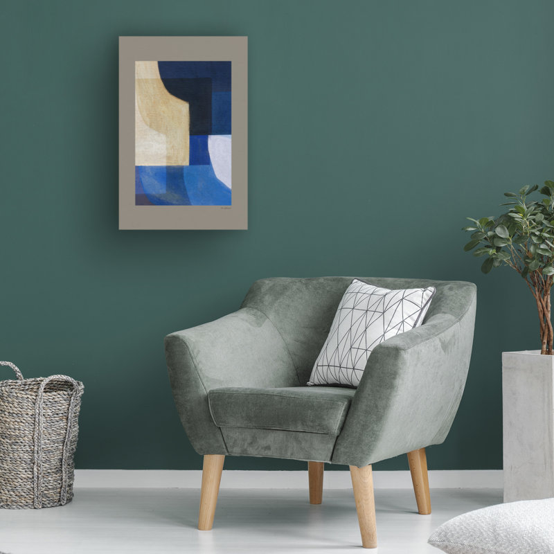 Art sur toile 8X, bolognaise, jalousie et formes, H 47 po x l 30 po