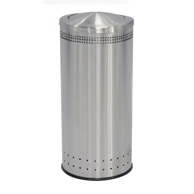 Precision Series Steel Swing Top Kitchen Trash Can - 25 Gallons