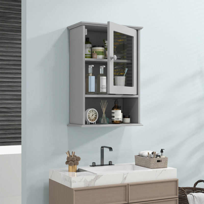 Amarrie Bathroom Cabinet, Gray