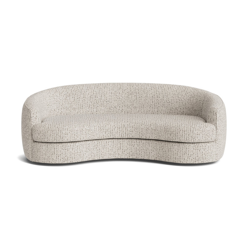 Giselle 85 Sofa, Marshmallow - Toast