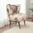 Kelm Dhurrie Handcrafted Petite Jute Accent Chair