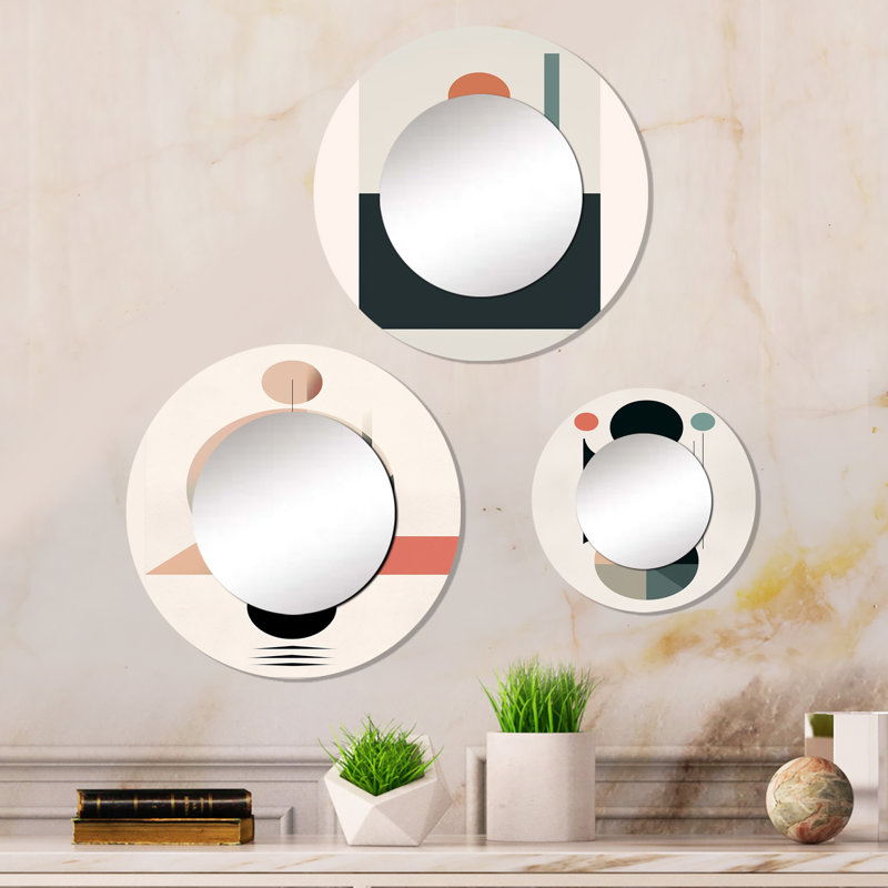 Miroir mural en aluminium Elisabel
