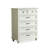 White Solid Wood Accent Cabinet