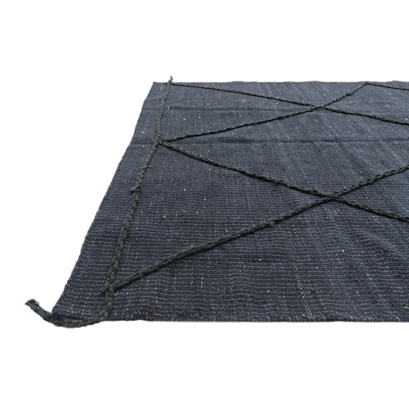 Tapis noir Odea