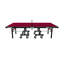 Table de ping-pong pliable rouge avec roues verrouillables, table de tennis de table mobile d'intérieur-132406490