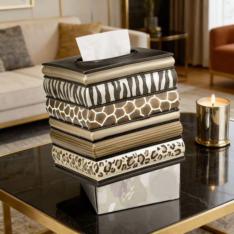 Housse pour boîte à mouchoirs Stripes Modern