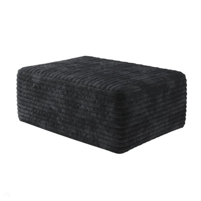 Sofa Ottoman ,No Assembly Required,(Plush Corduroy Fabric)