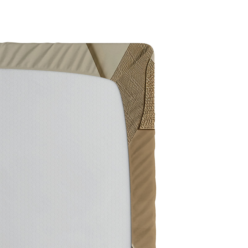 Drap-housse Ambesonne Monstera_ Style scandinave boho_ Cacao vert réséda pâle, Drap-housse très grand californien