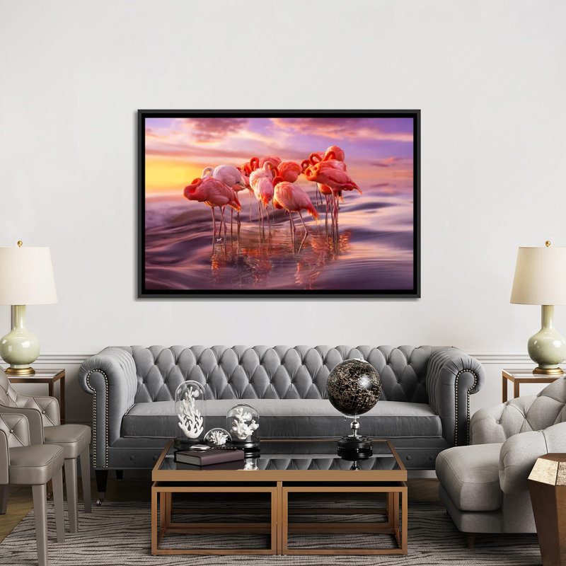 « siesta », impression sur toile, H 40 po x l 60 po x P 1,5 po, Toile encadrée noire