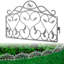 Bordure de jardin Evelyne: motif de feuilles et d'oiseaux-120381389-120273542